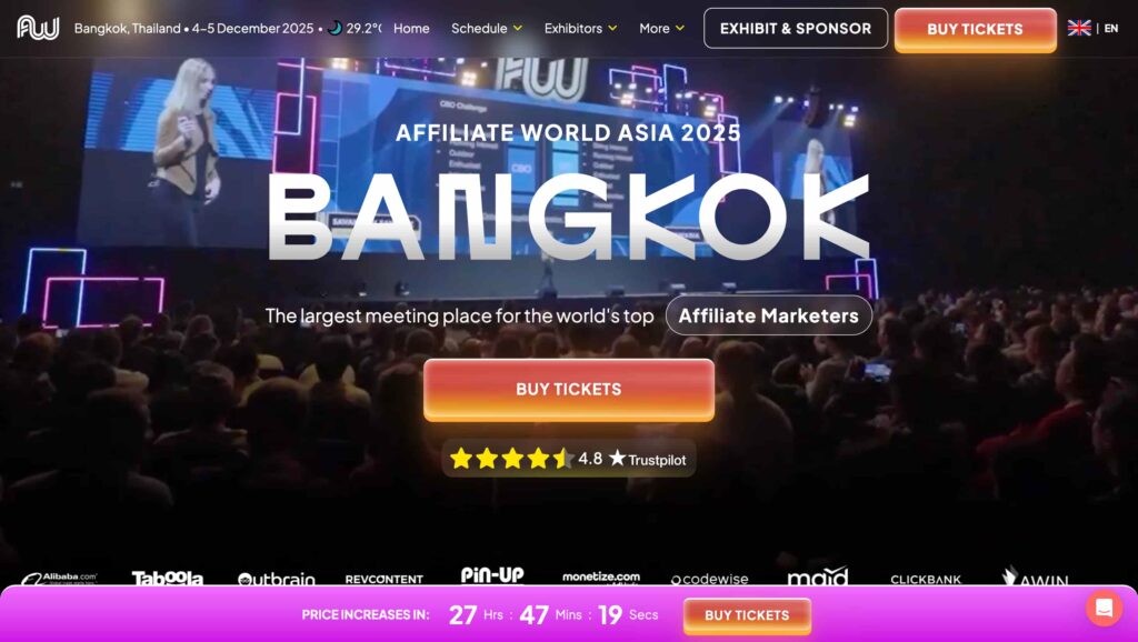 Affiliate World Asia Affiliate Marketing Conference in 2025